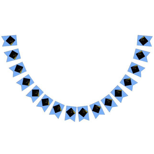 Bannière À Fanions Bleu (Tout)