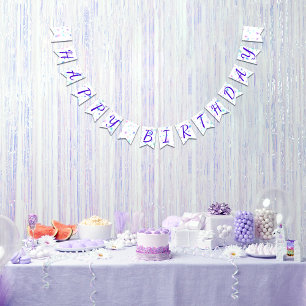 Bannière À Fanions Bonne fête d'anniversaire 01