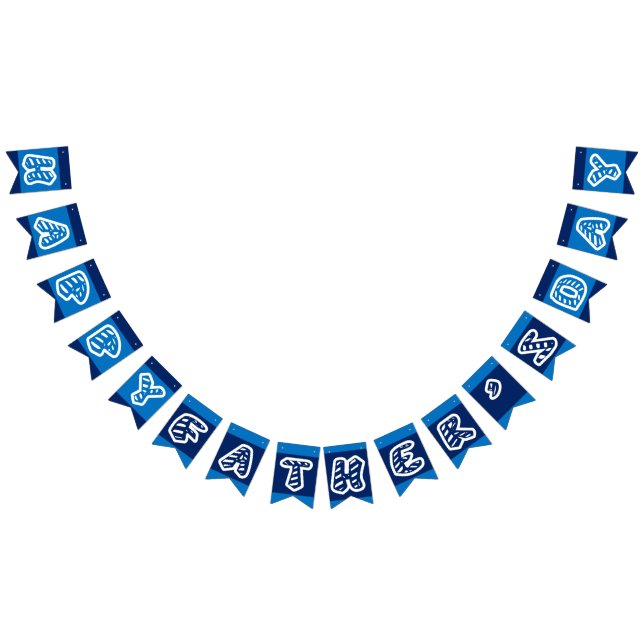 Bannière À Fanions Bonne Fête des pères (Tout)