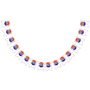 Bannière À Fanions Bouton Élection