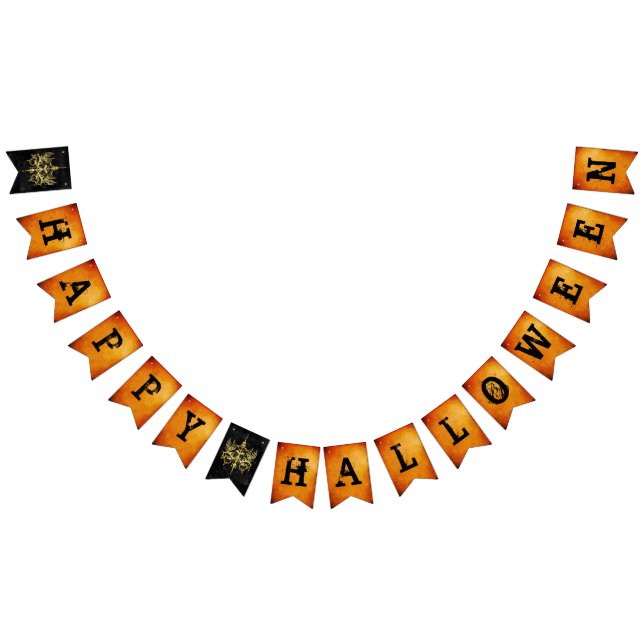 Bannière À Fanions Chandelier Halloween personnalisé (Tout)