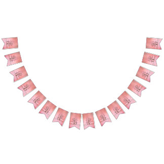 Bannière À Fanions Chaussures de ballet rose Ballerina