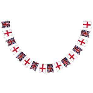 Bannière À Fanions Coronation Union Jack Angleterre bunt