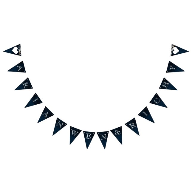 Bannière À Fanions Couronne Vintage foncée (Tout)
