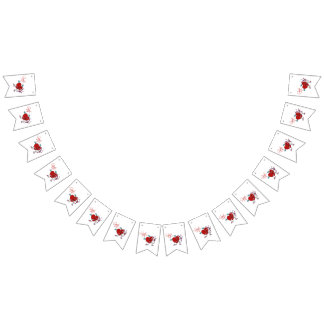 BANNIÈRE À FANIONS CUPID HEART