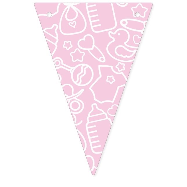 Bannière À Fanions Douces arroses roses (Premier drapeau)