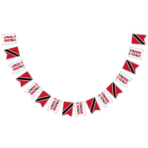 Bannière À Fanions Élégant TRINIDAD TOBAGO