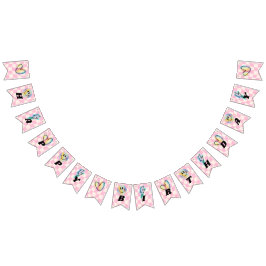 Bannière À Fanions Emoji Holoji Smile Rose