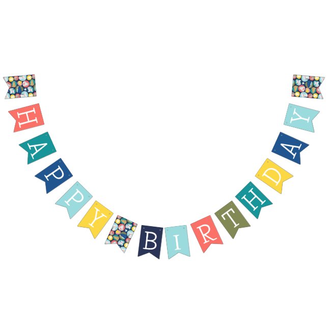 Bannière À Fanions Espèces de requins mignons (Tout)