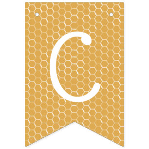 Bannière À Fanions Félicitations à Bee and Honeycomb