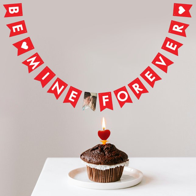 Bannière À Fanions Fiançailles D'Amour Rouge Et Blanc Cute Propose Ph (Créateur téléchargé)