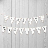 Fleur sauvage coloré Joyeux anniversaire