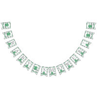 Funny Green Chevron Silly Cute Baby Elephant