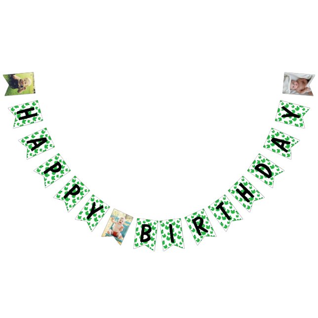 Bannière À Fanions Grenouille Joyeux anniversaire (Tout)