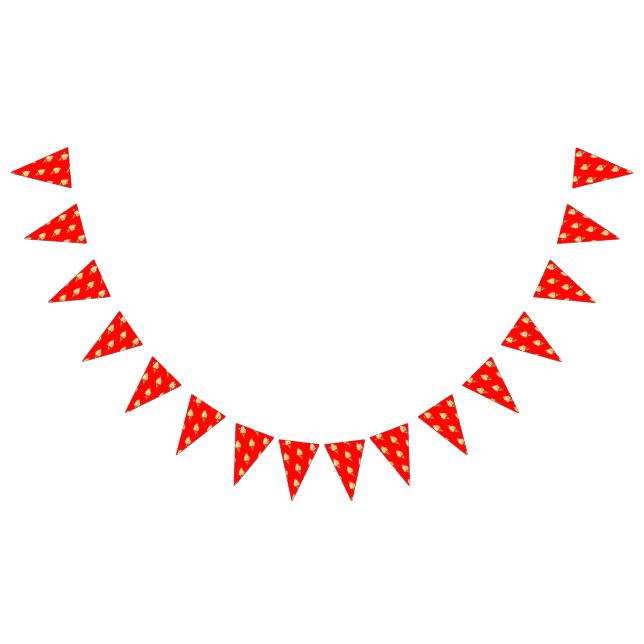 Bannière À Fanions Ice-cream Vivid red (Tout)