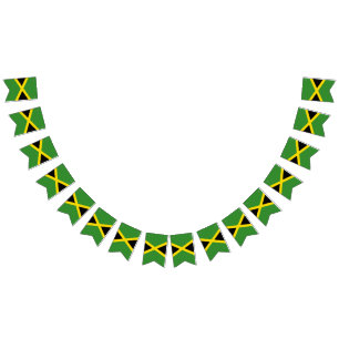 Bannière À Fanions Jamaïque Jamrock Rasta Reggae Jamaïque Vibes Roots