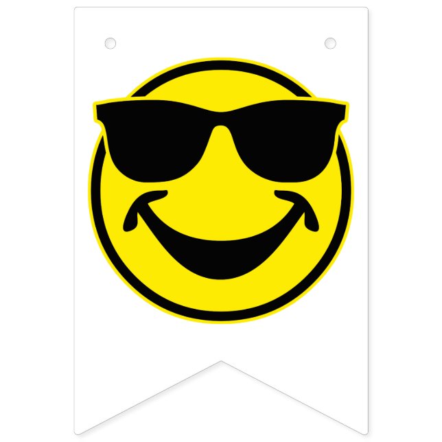 Bannière À Fanions Jaune cool + votre dos. & idées (Premier drapeau)