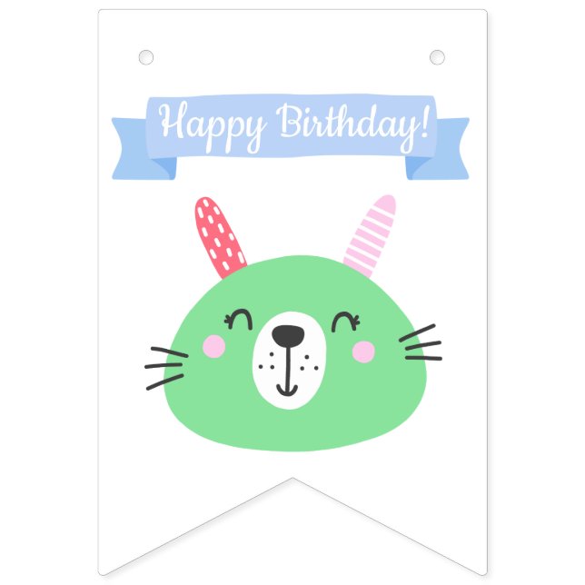 Bannière À Fanions Joyeux anniversaire ! | Anniversaire de enfant de  (Premier drapeau)