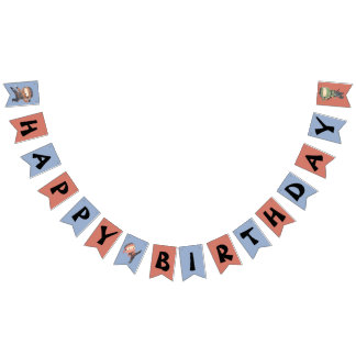 Bannière À Fanions Joyeux Anniversaire de Cute Little Ninja