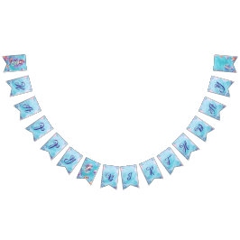 Bannière À Fanions Kawaii Mermaid