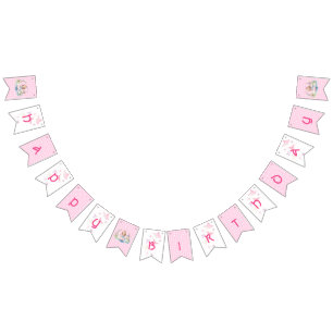 Bannière À Fanions La mignonne princesse en Wonderland