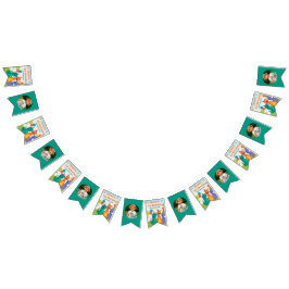 Bannière À Fanions Little Dino 1st Birthday Bunting Flags