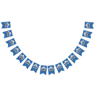 Bannière À Fanions Logo personnalisable de championnat de puanteur de