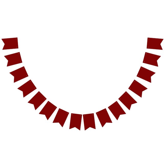 Bannière À Fanions Marron (Tout)