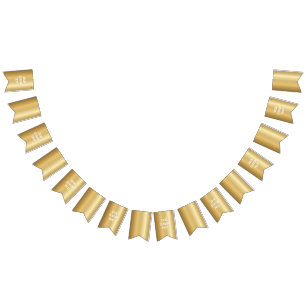 Bannière À Fanions Médaille d'or réaliste 3D personnalisable et modif