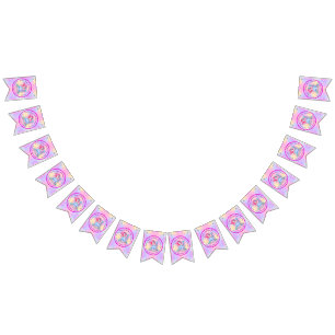 Bannière À Fanions Mermaid 3e anniversaire Modifier Modifier Modifier