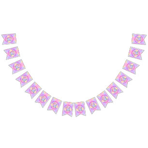 Bannière À Fanions Mermaid 4e anniversaire Modifier Modifier Modifier