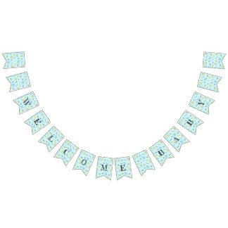 Bannière À Fanions Motif baby shower