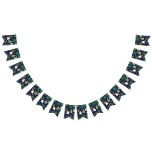 Bannière À Fanions Motif de Noël
