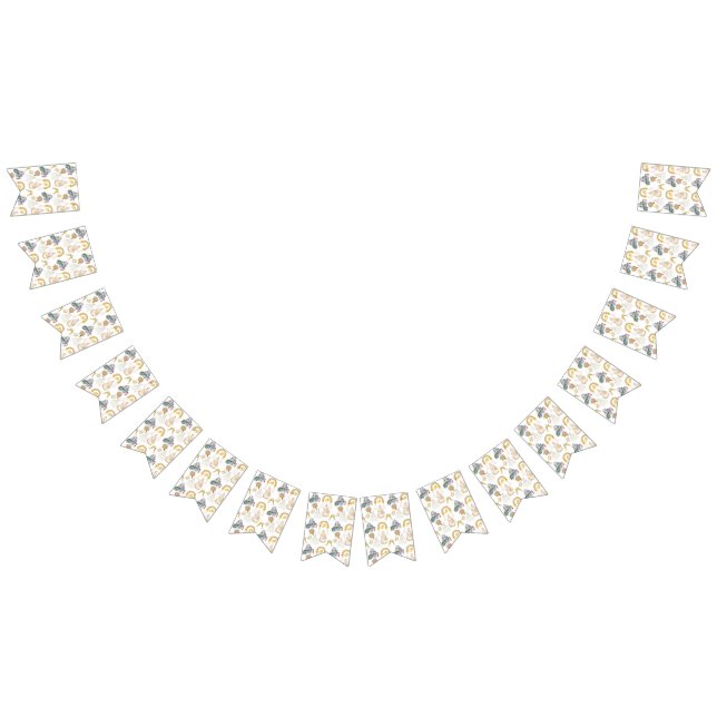 BANNIÈRE À FANIONS MOTIF MARIAGE - (Tout)