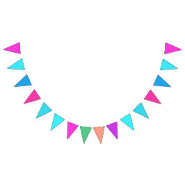 Bannière À Fanions Multicolore pour garçons et filles