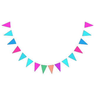 Bannière À Fanions Multicolore pour garçons et filles