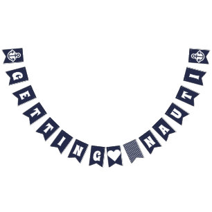 Bannière À Fanions Obtenir Nauti Bachelorette Party Nautical Bunting