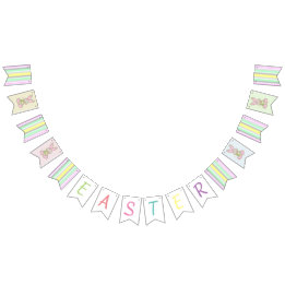 Bannière À Fanions Pâques
