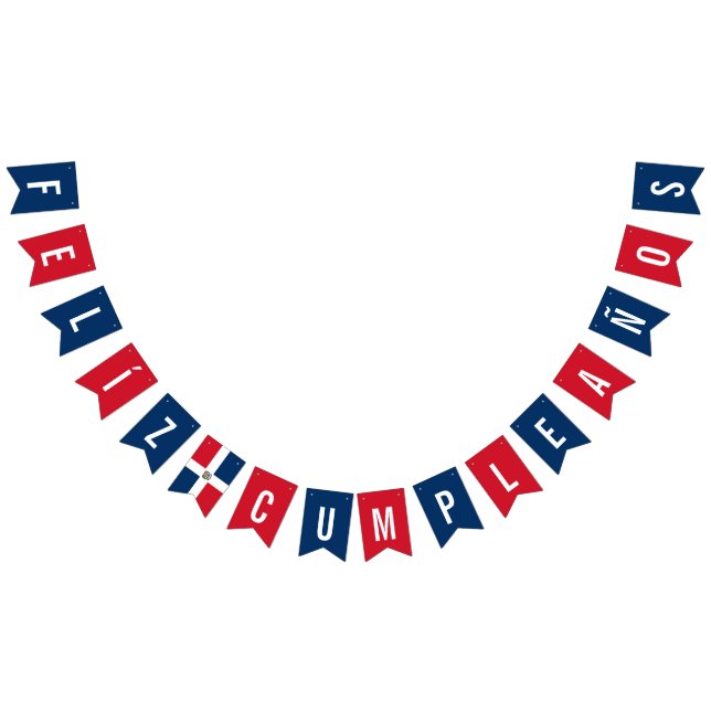 Bannière À Fanions Parti d'anniversaire de la République dominicaine (Tout)