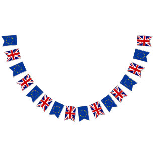 Bannière À Fanions Partie britannique de l'anglais d'Union Jack