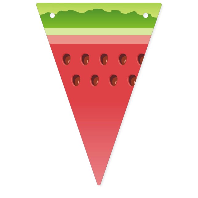 Bannière À Fanions Pastèque (Premier drapeau)