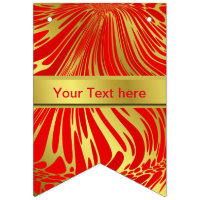 personnalisée, originale, flamme, fractale, or,