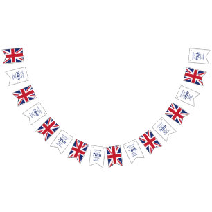 Bannière À Fanions Personnaliser chaque année UNION JACK