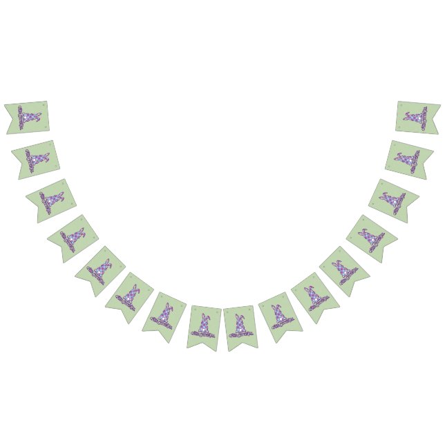 Bannière À Fanions Peter Cottontontail Plaid Pâques Bunny (Tout)