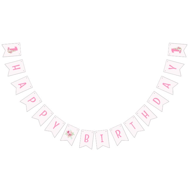 Bannière À Fanions Peter Rabbit | Premier anniversaire (Tout)