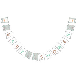 Bannière À Fanions Petit Citrouille Automne Baby shower rustique