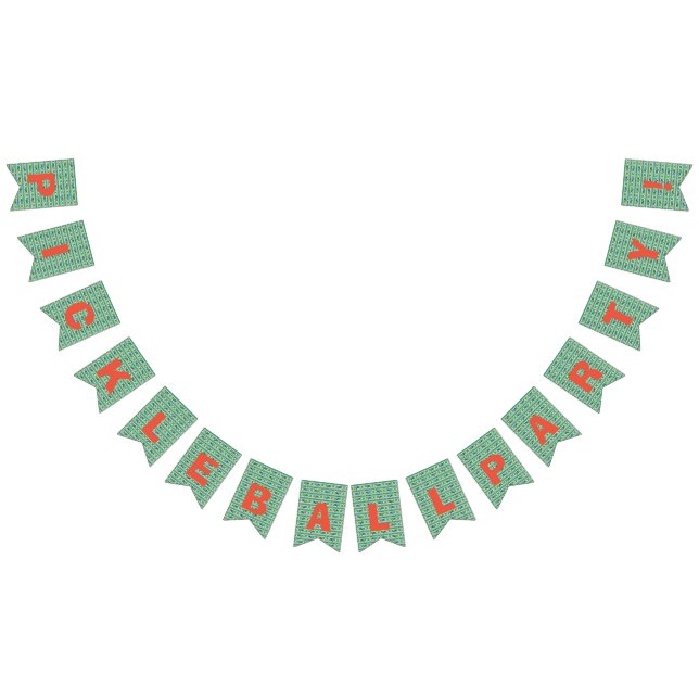 Bannière À Fanions Pickleball été (Tout)