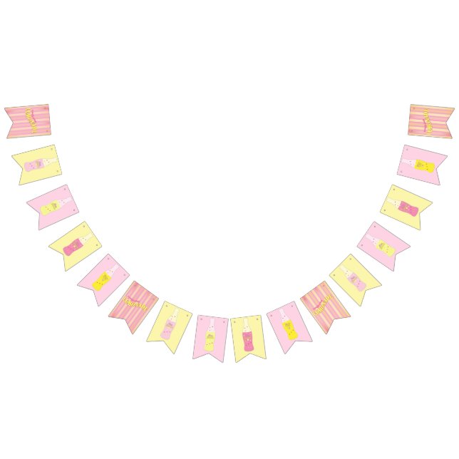 Bannière À Fanions Pink Lemonade Birthday (Tout)