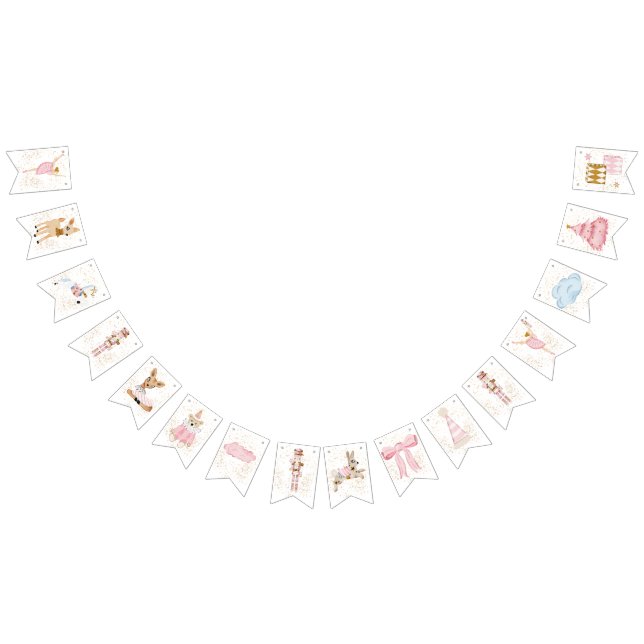 Bannière À Fanions Pink Nutcracker Bunting (Tout)