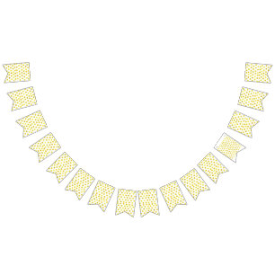 Bannière À Fanions Point jaune